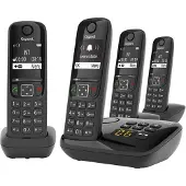 Gigaset Draadloze telefoon AS690A Quattro Zwart