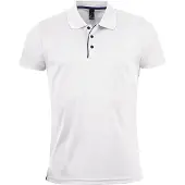 Sols Heren Performer korte mouw Pique Polo Shirt (Wit)
