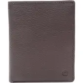Esquire Leren Portemonnee Deer Cardsafe Wallet High Brown Donkerbruin