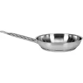 TRIZERATOP Koekenpan, gastronomische kwaliteit, roestvrij staal, diameter 24 cm, geschikt voor inductiekookplaten. Speciaal staallegering zonder schadelijke mangaan- en nikkelcomponenten. Gelasde bodem