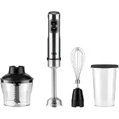 Uni-T Teesa TSA3507 Staafmixer 1200 W met accessoires, roestvrij staal