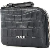 PICARD Leren Portemonnee Dundee 1 Zip Around Wallet Ozean Blauw