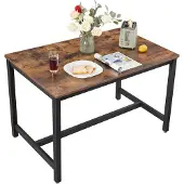 Vasagle Tafel Miles 120x75 industrieel - bruin/zwart