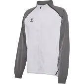Hummel Sportjas 'Lead 2.0' donkergrijs / zwart / offwhite