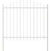 Syfax Tuinhek WOERDEN 170 x 165 cm Gepoedercoat staal Wit