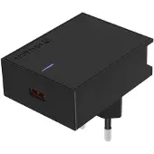 Swissten Huawei SuperCharge 22,5W USB-wandlader, Slim Series van - Zwart