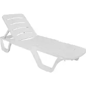 CLP Bahama - Set van 4 ligstoelen wit