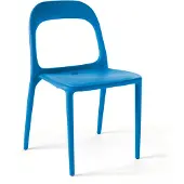 Oviala - Blauwe kunststof tuinstoel - Milan