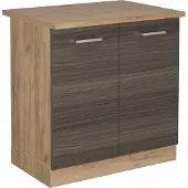 Vicco R-Line Wastafelkast – 80 cm, WB Eik Edel grijs
