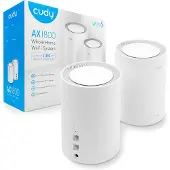 Cudy M1800 2-pack Dual-band (2.4 GHz / 5 GHz) Wi-Fi 6 (802.11ax) Wit 1 Intern