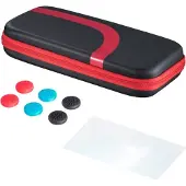 Hama Set (tas, beschermglas, bedieningshulpstukken) (Switch), Andere spelaccessoires, Zwart