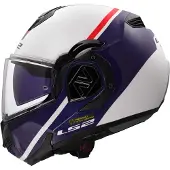 LS2 Helmets LS2FF906AdvantSwipeWitBlauw06Systeemhelm Maat XS