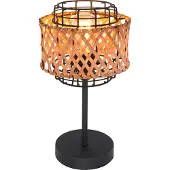 Globo Lighting Tafellamp Gina, zwart, Woon-/ Eetkamer, metaal, Tafellamp