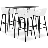 Prolenta Maison Exclusive - 5-delige barset in zwart en wit
