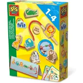 Ses My First Houten dieren kralen rijgen