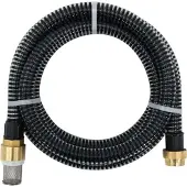 Syfax Zuigslang met messing koppelingen 1,1'' 25 m PVC zwart