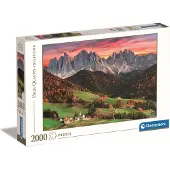 Clementoni - Puzzel - 2000 Stukjes - Val di Funes, Italië - Puzzel Voor Volwassenen - High Quality Collection