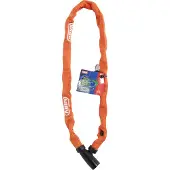 ABUS Fietsslot Kettingslot - 1500 Web - Security level 3 - limoen - 60 cm - Geschikt voor kinderfietsen