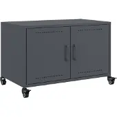 Syfax Tv-meubel 68x39x43,5 cm staal antracietkleurig