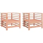 vidaXL Tuinstoelen 2 st massief douglashout