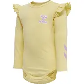 Hummel Romper l/s - hmlMIRABEL - Pale Banana - - 68 - Rompers Lange Mouw