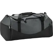 Quadra Teamkleding Holdall Duffeltas (55 Liter) (Pakket van 2) (Grafiet/Grijs/Zwart)