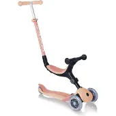Globber GO-UP FOLDABLE PLUS ECO – 3-in-1 driewieler, loopfiets en scooter, 120/80 mm, driewieler, in hoogte verstelbaar, abrikozenkleurig