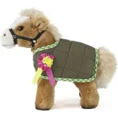 Living Nature Knuffel Paard met dekje
