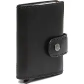 The Chesterfield Brand Leer portemonnee Larino Wallet Black zwart