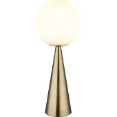Globo Lighting Tafellamp Pinpal met wit bol glas