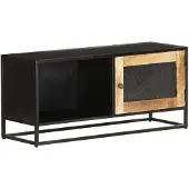 Syfax Tv-meubel 90x30x40 cm ruw mangohout