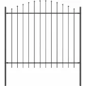 Syfax Tuinhek WOERDEN 170 x 190 cm Gepoedercoat staal Grijs
