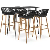 Prolenta Maison Exclusive - Barset, 5-delig, zwart