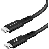 Altadif , USB-C naar USB-C Quick Charge 3A Synchro Charge kabel 1m, Zwart