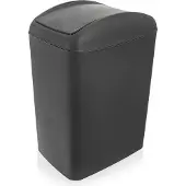 Orion Prullenbak Plastic Grijs 5 l - Afvalmand - Afvalemmer
