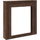 Syfax Haardombouw 100x20x100 cm bewerkt hout bruin eikenkleurig