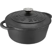 KINGHOFF KH-1476 ketaus puodas 24 cm 4L, Pan + steelpan, Zwart