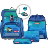 Step by step Cloud Ocean Schooltas set blauw