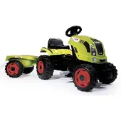 Smoby - Traptractor - Claas Farmer Xl Traktor + Aanhangwagen -