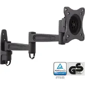 InLine Muurbeugel, voor monitoren tot 69cm (27"), max. 15kg, 2-delige arm