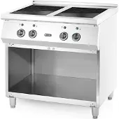 Hendi Inductiefornuis – 4-pits – 17kW – 11 vermogensniveaus – 800x720x854 mm – roestvast staal