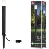 Paulmann Plug & Shine Flarea grondspies lamp 40 cm Flarea, dimbaar, zwart, metaal