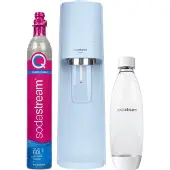 SodaStream watercarbonatatiemachine + 1l fles + 1 cilinder - pastelblauw - - 1012811333
