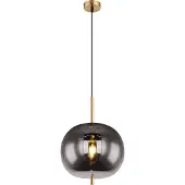 Globo Lighting Gouden hanglamp Blacky I enkel Ø 30cm