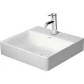 Duravit DuraSquare wastafel zonder kraangat, 50 x 47 cm