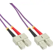 Intos SC Duplex Optical Fiber Patch kabel - Multi Mode OM4 - 2 meter