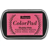 Jacquard inktkussen pigment Shabby Pink - langzaam drogend voor knutselen.