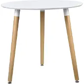 En.casa Design eettafel Camille Ø80x75 cm MDF rond wit