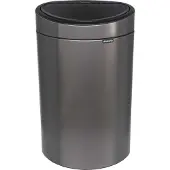 Brabantia Touch afvalemmer Recycle met kunststof binnenemmer 10/23 L Bruin