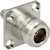 DeLOCK N (v) - SMA (v) inbouw adapter - 50 Ohm